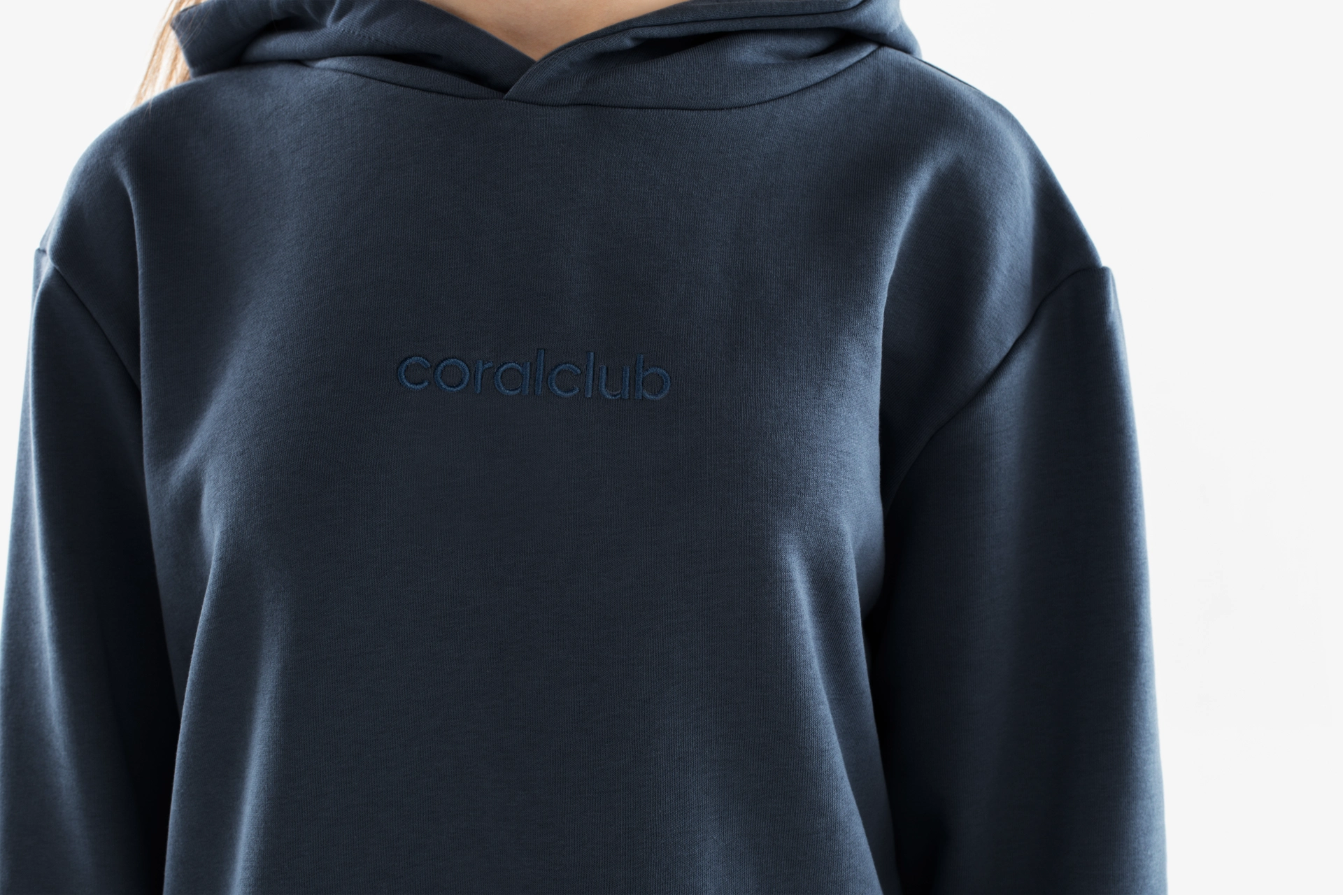 Woman`s hoodie. Longline